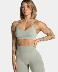 Outlet Brassière Acid « vert sauge » Femme Brassières De Sport