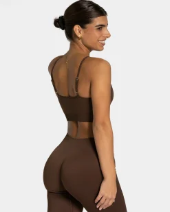 Clearance Brassière Elegant « marron foncé » Femme Brassières De Sport