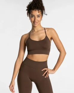 Hot Brassière Elevate « marron foncé » Femme Brassières De Sport