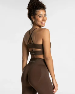 Hot Brassière Elevate « marron foncé » Femme Brassières De Sport