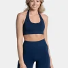 New Brassière Signature Neckholder « bleu foncé » Femme Brassières De Sport