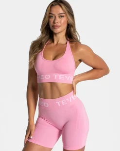 New Brassière Signature Neckholder « rose » Femme Brassières De Sport