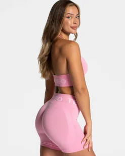 New Brassière Signature Neckholder « rose » Femme Brassières De Sport