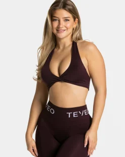Fashion Brassière Signature Twisted « Merlot » Femme Brassières De Sport