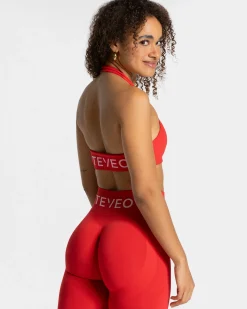 Clearance Brassière Signature Twisted « rouge » Femme Brassières De Sport