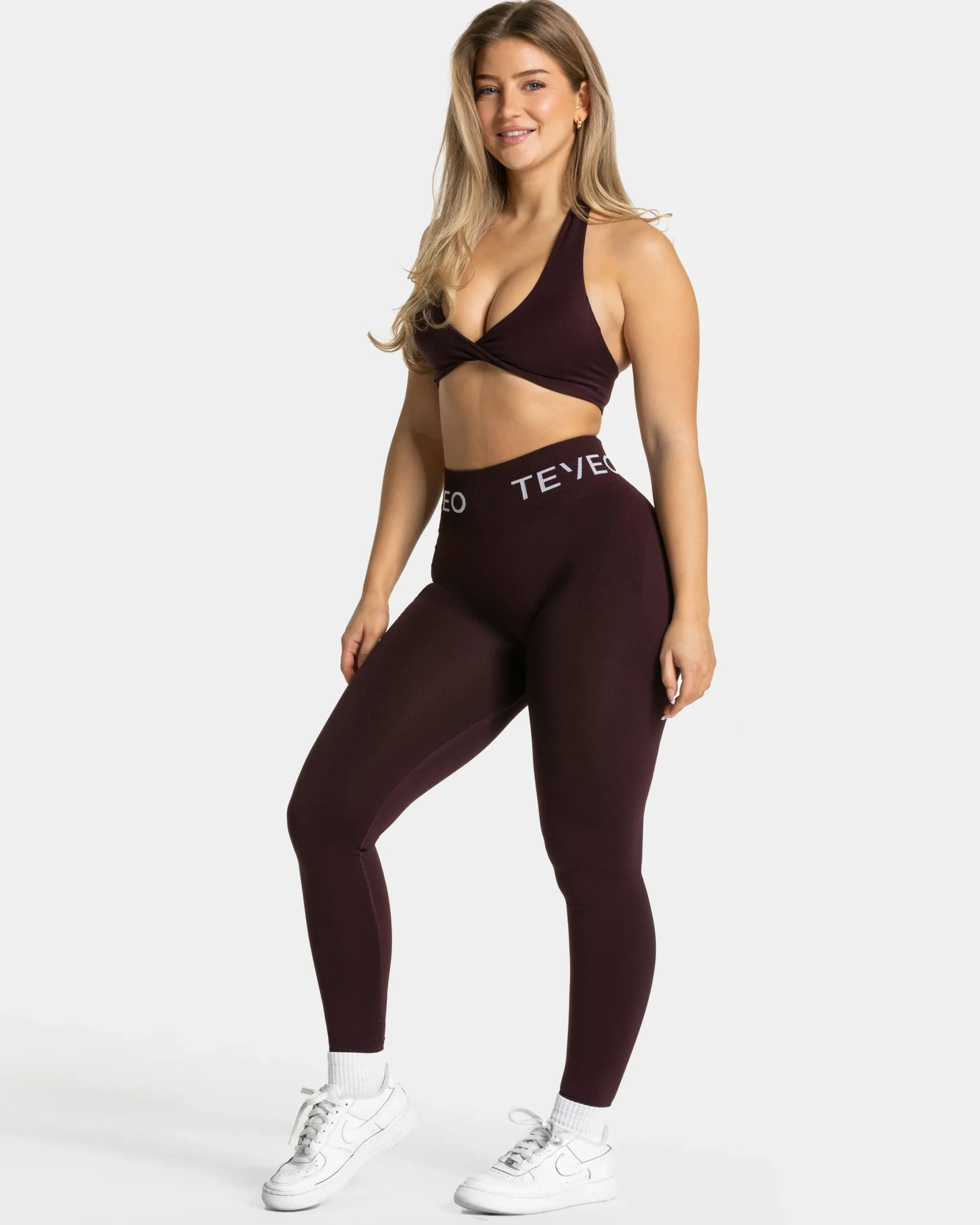 Fashion Brassière Signature Twisted « Merlot » Femme Brassières De Sport