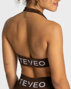 Best Brassière Signature Twisted « marron foncé » Femme Brassières De Sport