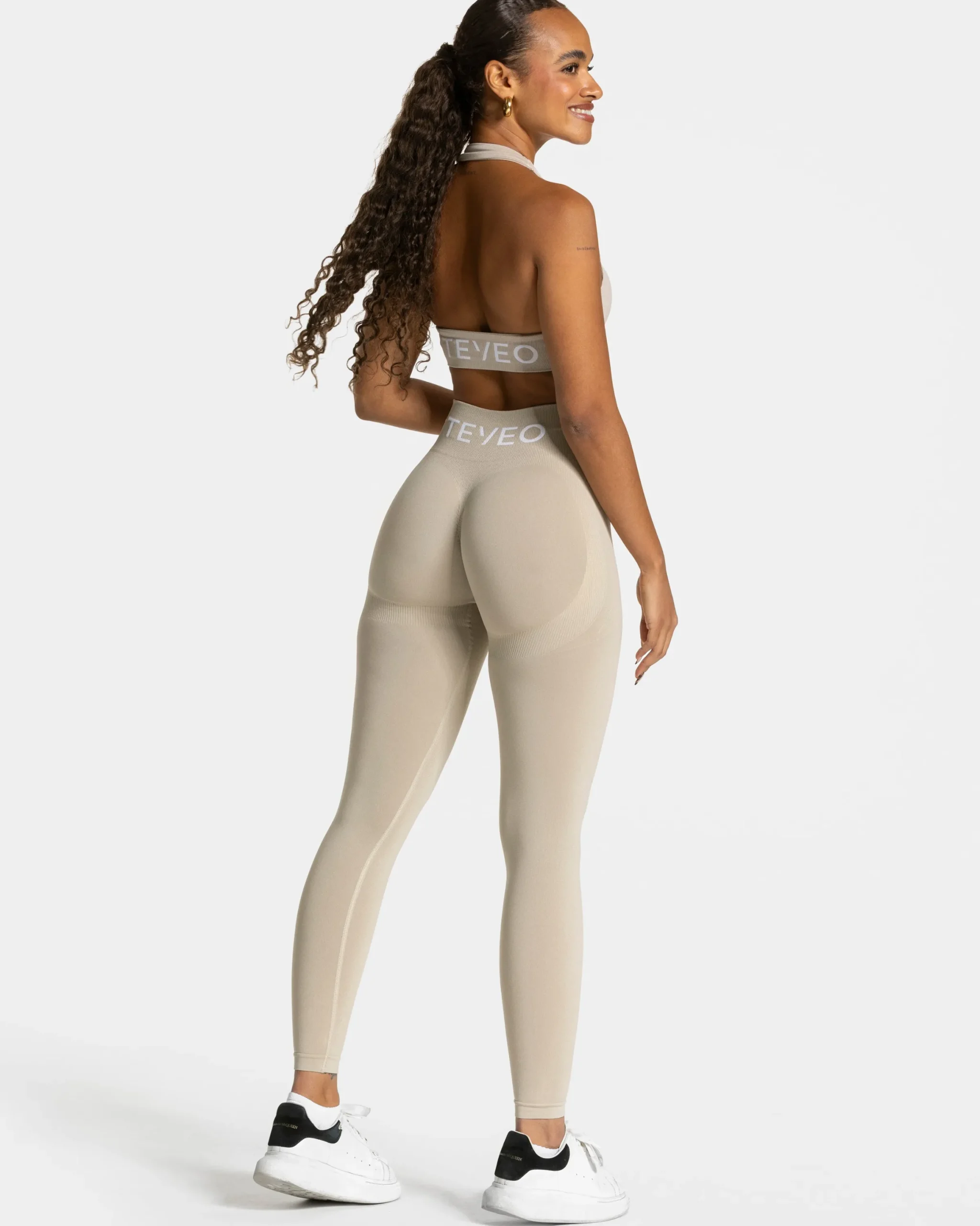 Fashion Brassière Signature Twisted « Latte » Femme Brassières De Sport