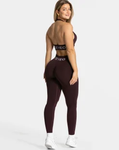 Fashion Brassière Signature Twisted « Merlot » Femme Brassières De Sport