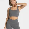 Best Brassière Statement « graphite » Femme Brassières De Sport