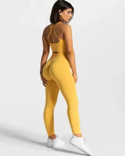 Sale Brassière Statement « jaune » Femme Brassières De Sport