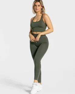 Hot Brassière Statement « kaki » Femme Brassières De Sport