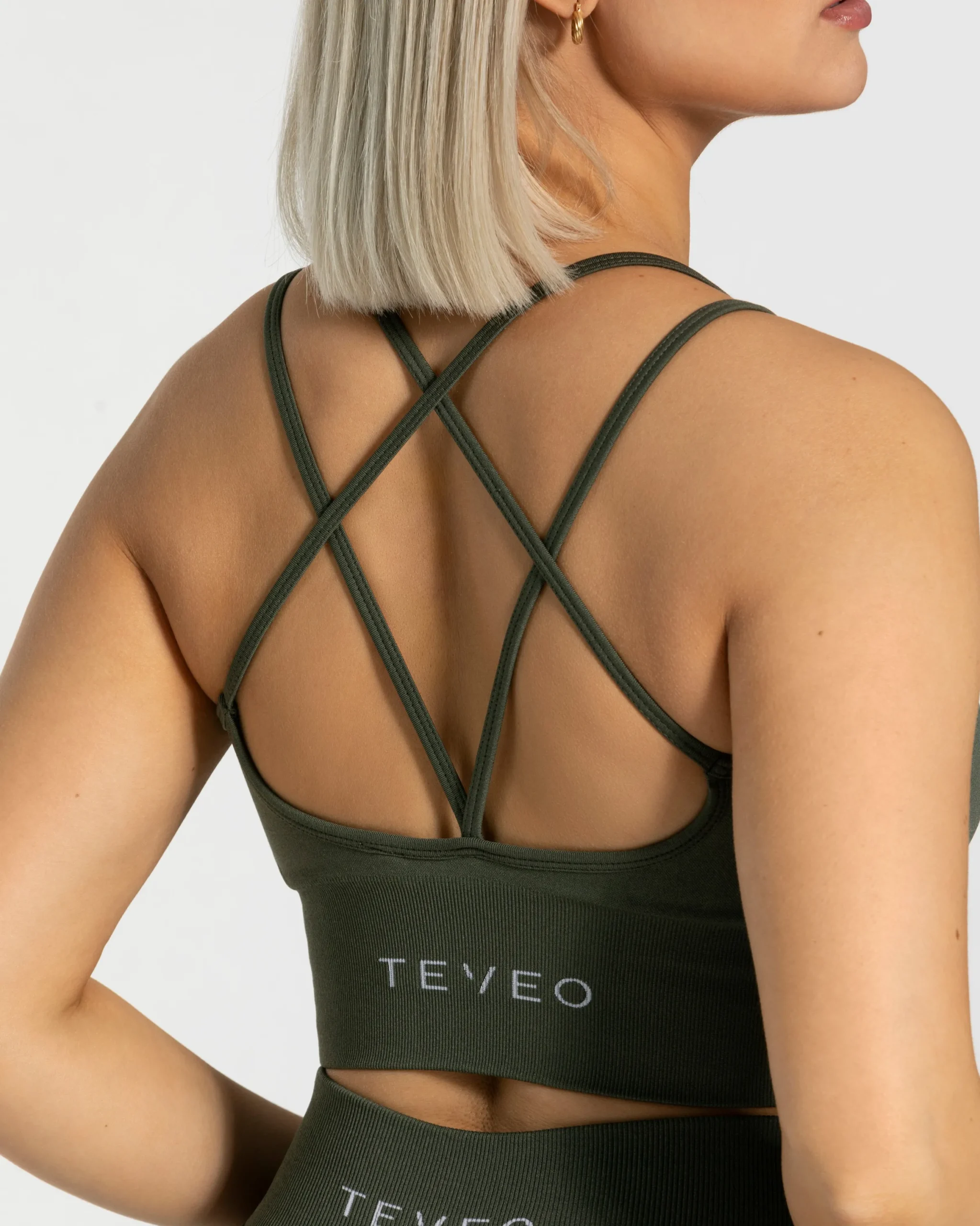 Hot Brassière Statement « kaki » Femme Brassières De Sport