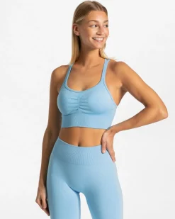 Sale Brassière Timeless Scrunch « bleu layette » Femme Brassières De Sport