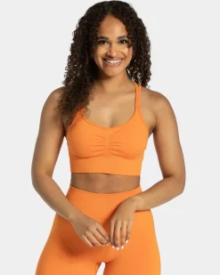Sale Brassière Timeless Scrunch « orange » Femme Brassières De Sport