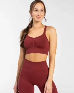 New Brassière Timeless Scrunch « bordeaux » Femme Brassières De Sport