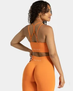 Sale Brassière Timeless Scrunch « orange » Femme Brassières De Sport