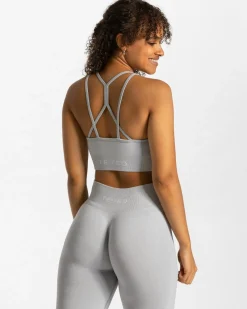 Clearance Brassière Timeless Scrunch « gris clair » Femme Brassières De Sport