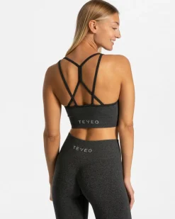 Discount Brassière Timeless Scrunch « gris foncé » Femme Brassières De Sport