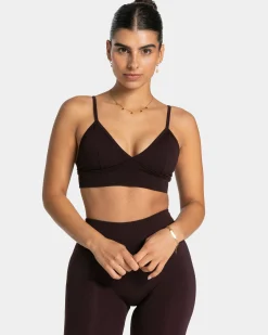 Discount Brassière triangle Essence « Merlot » Femme Brassières De Sport