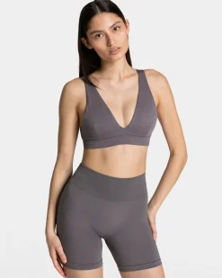 Hot Brassière triangulaire Timeless Pro « graphite » Femme Brassières De Sport