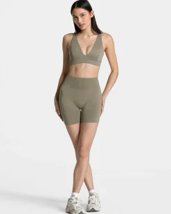 Fashion Brassière triangulaire Timeless Pro « kaki » Femme Brassières De Sport