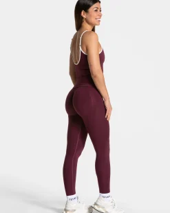 Sale Caraco Ignite « prune » Femme Hauts