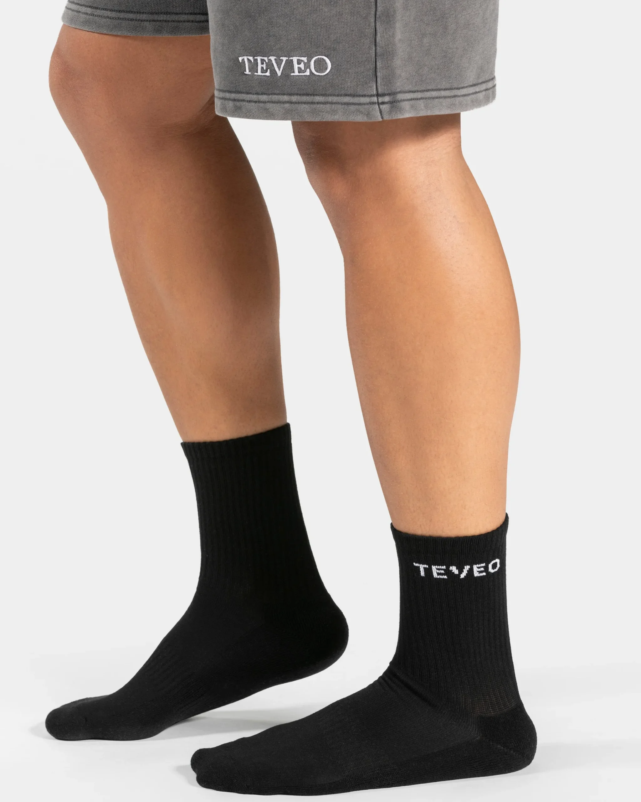 New Chaussettes de tennis (2) hommes « noir » Homme Chaussettes Et Sous-vêtements