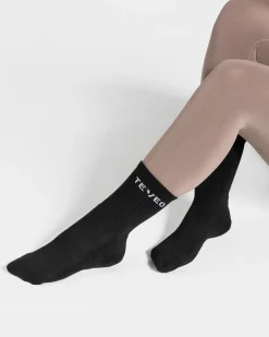 Sale Chaussettes de tennis (2) « noir » Femme Chaussettes Et Sous-vêtements