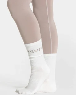 Sale Chaussettes RI"VAIV « Off White » Femme Chaussettes Et Sous-vêtements