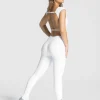 Outlet Combinaison Femme Backless « blanc » Femme Combinaisons
