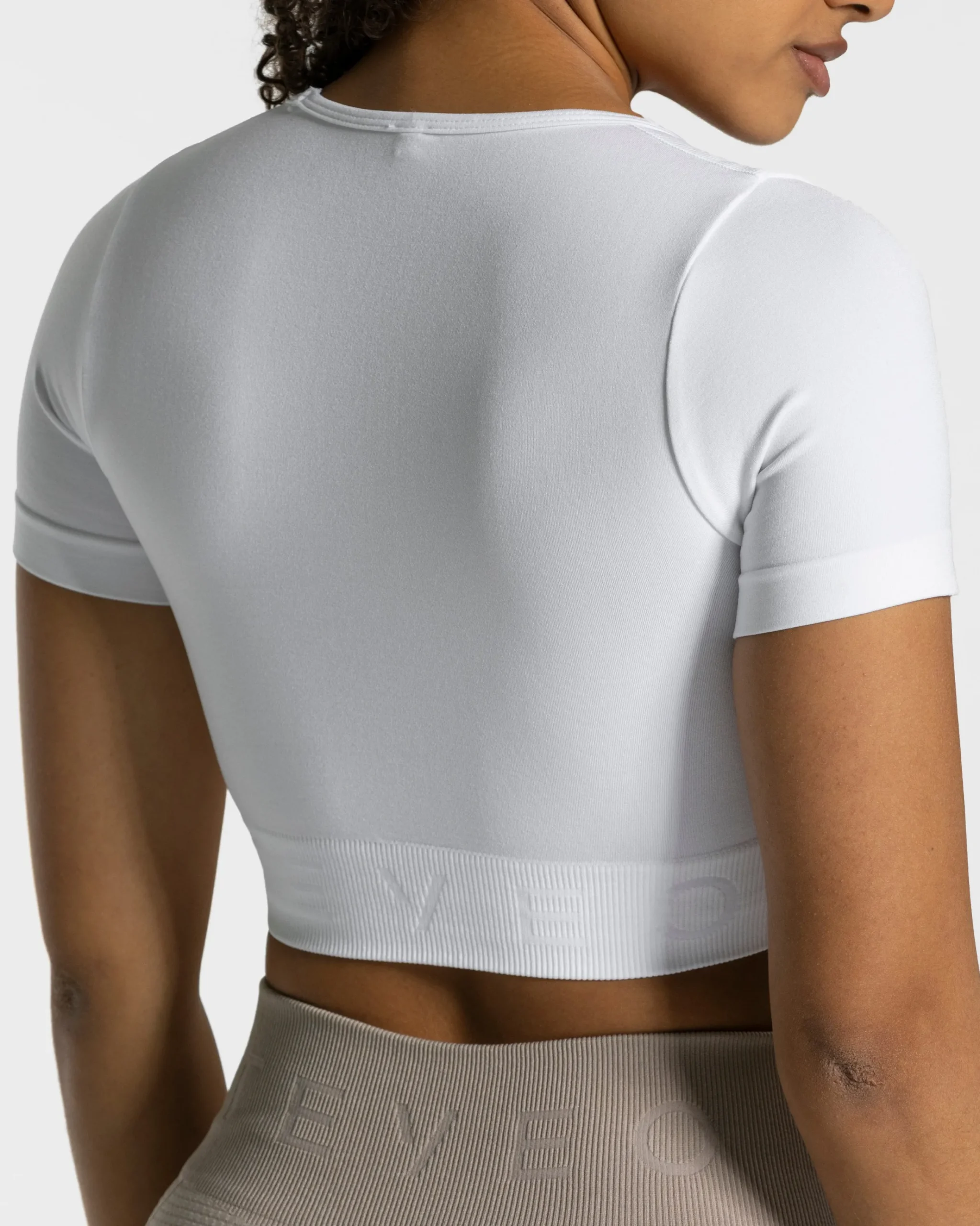 Fashion Crop Top Focus « blanc » Femme Hauts | T-shirts