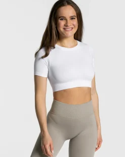 Fashion Crop Top Sensation « blanc » Femme Hauts | T-shirts