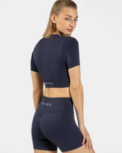 Hot Crop top Sensation « bleu foncé » Femme Hauts | T-shirts