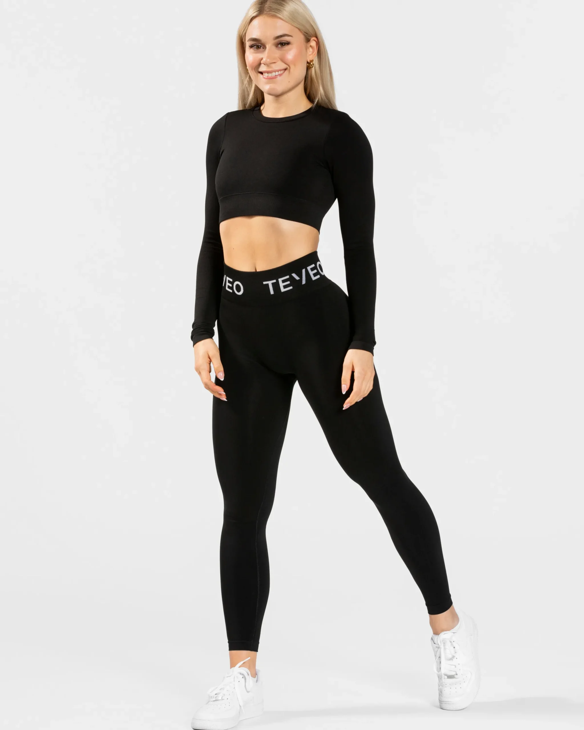 Online Haut à manches longues Everyday Cut Out « noir » Femme Hauts À Manches Longues