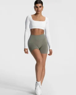 Fashion Haut à manches longues Femme Backless « blanc » Femme Hauts À Manches Longues