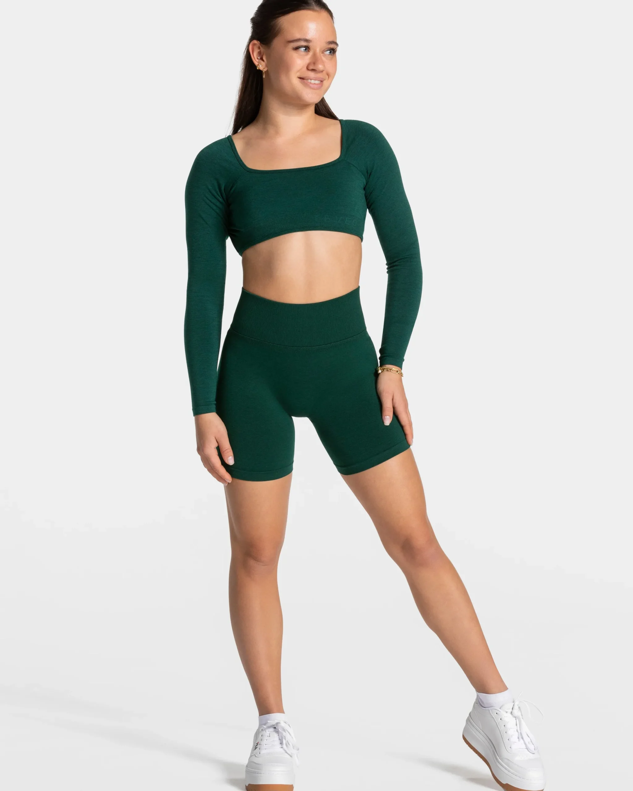 Sale Haut à manches longues Femme Backless « vert foncé » Femme Hauts À Manches Longues