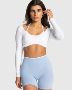 Fashion Haut à manches longues Ignite « blanc » Femme Hauts À Manches Longues