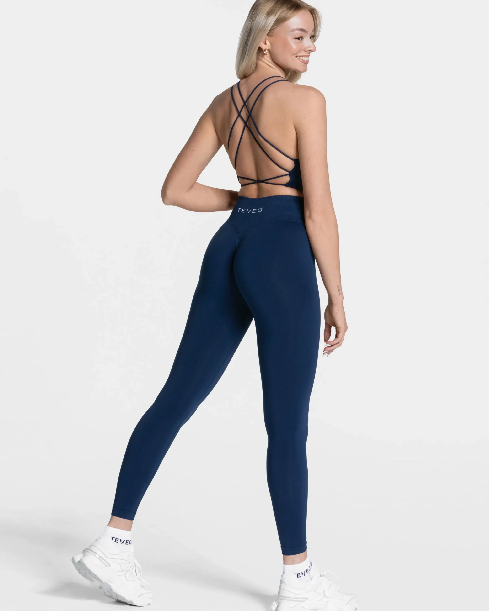 New Haut Everyday Backless « bleu foncé » Femme Hauts | Brassières De Sport