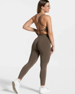 Fashion Haut Everyday Backless « taupe » Femme Hauts | Brassières De Sport