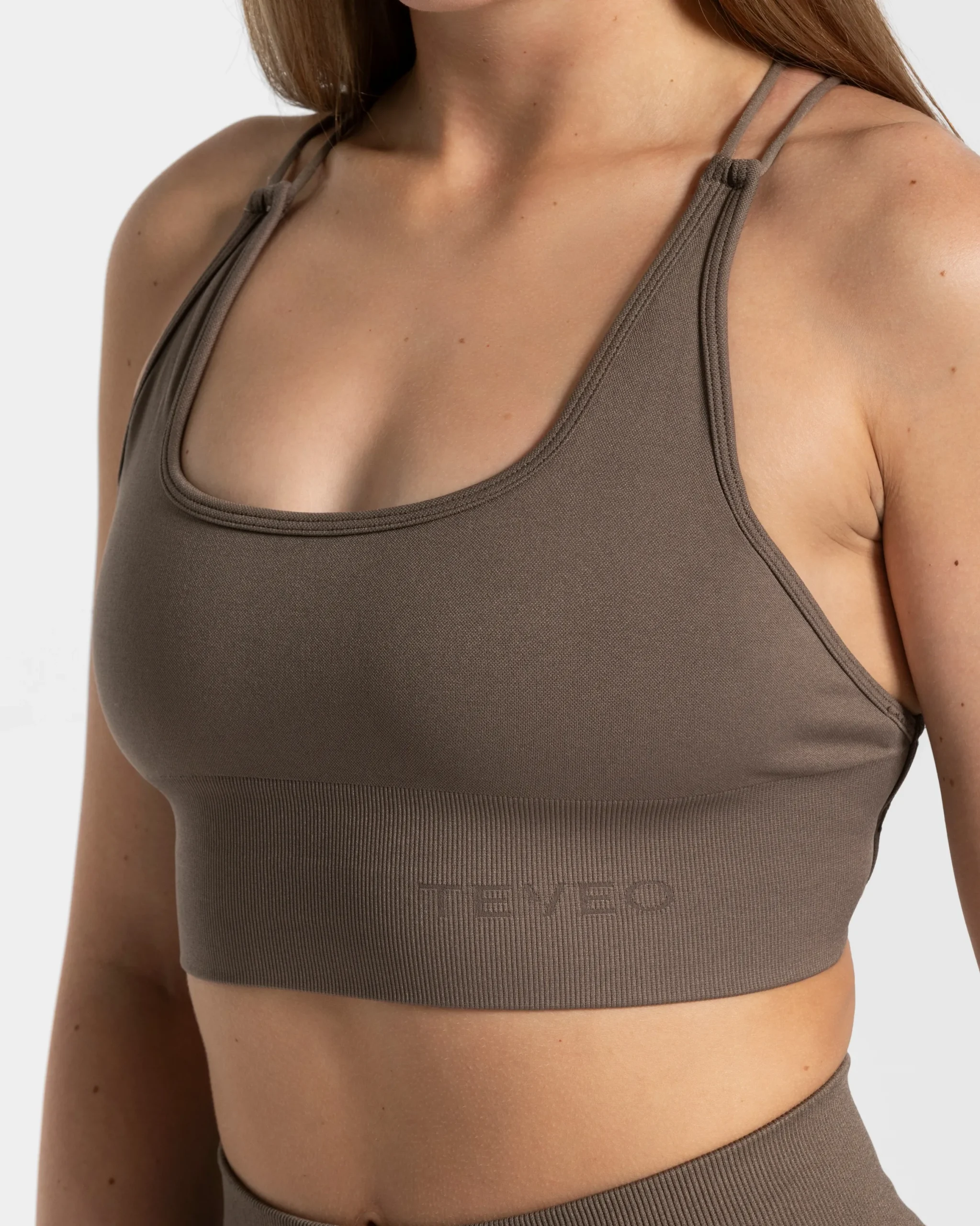 Fashion Haut Everyday Backless « taupe » Femme Hauts | Brassières De Sport