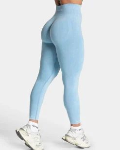 Hot Legging Acid Covert scrunch « bleu layette » Femme Leggings