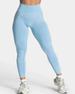 Hot Legging Acid Covert scrunch « bleu layette » Femme Leggings