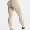 Fashion Legging Covert Scrunch Signature « Latte » Femme Leggings