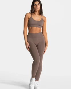 Clearance Legging Covert Scrunch Timeless Pro « moka » Femme Leggings