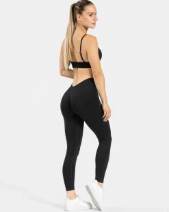 Discount Legging dos en V Covert scrunch Essence « Noir » Femme Leggings