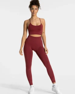Clearance Legging Elevate « bordeaux » Femme Leggings