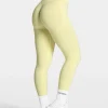 Sale Legging Femme Sculpt scrunch « jaune » Femme Leggings
