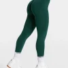 Online Legging Femme Sculpt scrunch « vert foncé » Femme Leggings