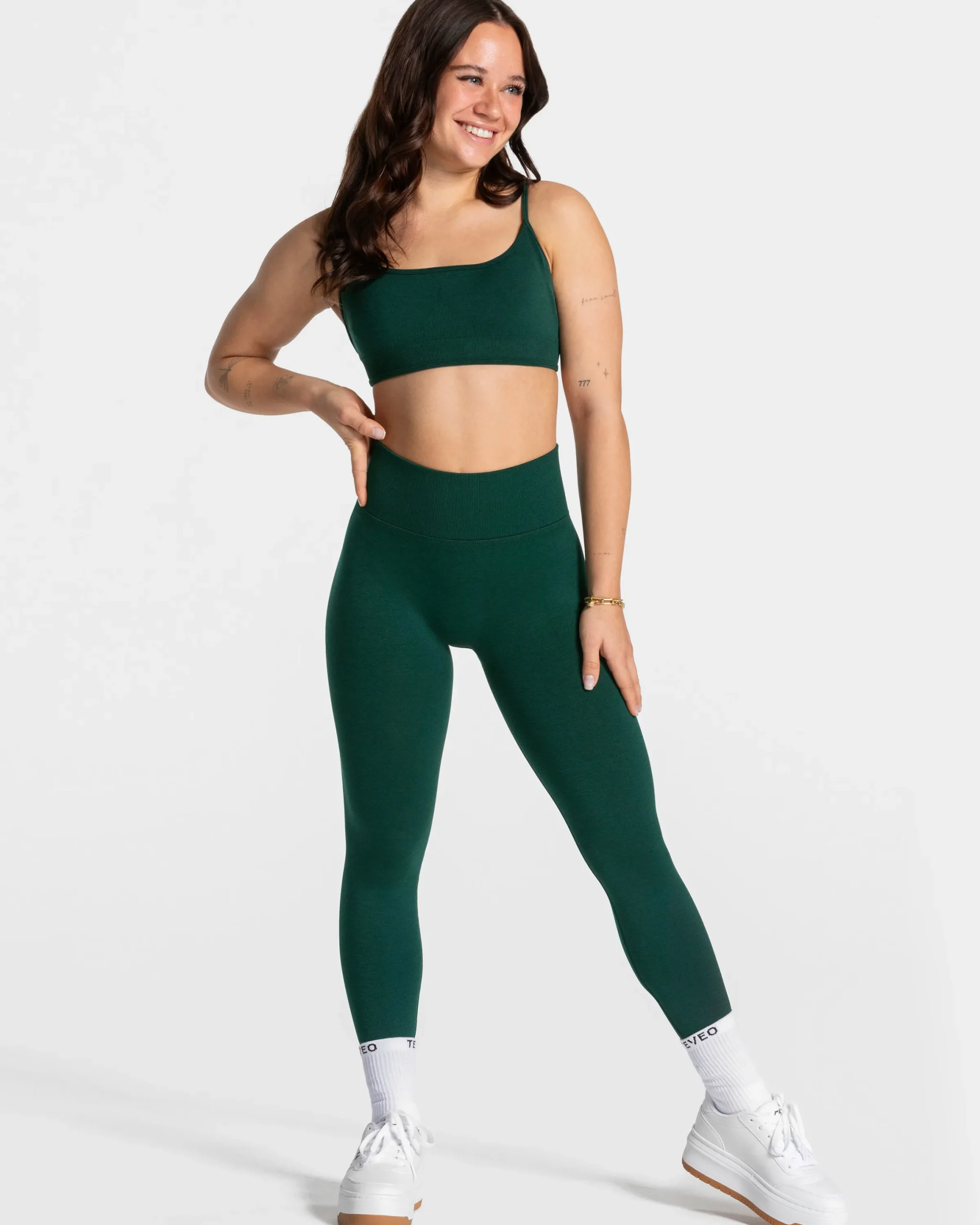 Online Legging Femme Sculpt scrunch « vert foncé » Femme Leggings